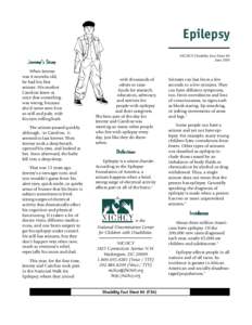 Epilepsy Disability Fact Sheet