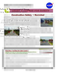 Safety & Environmental News CHART A COURSE FOR SAFETY 8th Issue Construction Safety ~ Revisited