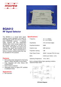 Microsoft Word - RF Signal Selector BQA012