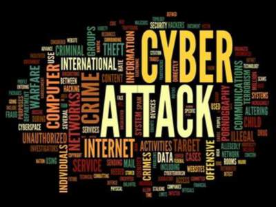 Cyber attack in word tag cloud