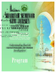 SHARI’AH SEMINAR NEW JERSEY In Association with THE FIQH COUNCIL OF NORTH AMERICA ISLAMIC CENTER OF PASSAIC COUNTY NEW BRUNSWICK ISLAMIC CENTER