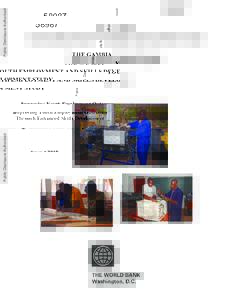The Gambia Youth Employment and Skills Development Study