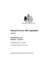 Payroll Tax Act[removed]repealed)