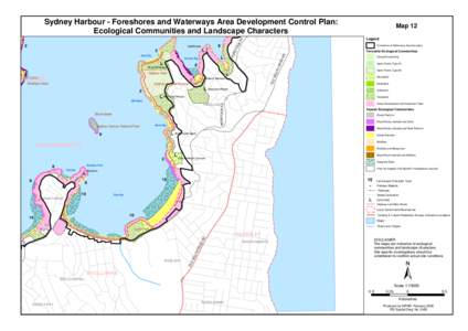 Sydney Harbour - Foreshores and Waterways Area Development Control Plan: Ecological Communities and Landscape Characters NA V
