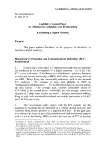 Information technology / Communications technology / Information and communications technology / Cyberport / Hong Kong / Geography of China / Ministry of Communications and Information Technology / ITU Telecom World