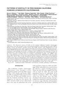 Journal of Wildlife Diseases, 48(1), 2012, pp. 95–112 # Wildlife Disease Association 2012