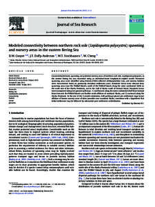 Journal of Sea Research[removed]–12  Contents lists available at ScienceDirect Journal of Sea Research journal homepage: www.elsevier.com/locate/seares