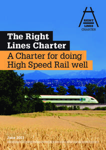 RIGHT LINES CHARTER The Right Lines Charter