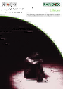 Lithium Advancing treatment of bipolar disorder Lithium Clinical Significance