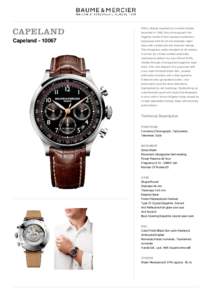 Clocks / Chronograph / Tachymeter / Sapphire / Telemeter / Bozeman Watch Company / Measurement / Watches / Horology