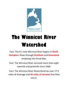 Microsoft Word - The Winnicut River Watershed Fact Sheet