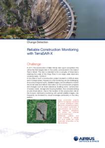 Case Study Change Detection Reliable Construction Monitoring with TerraSAR-X Challenge