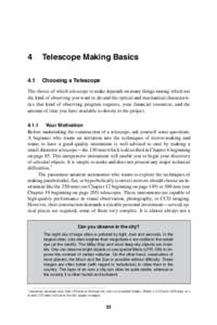 Astronomy / Amateur telescope making / Newtonian telescope / Cassegrain reflector / Figuring / Dobsonian telescope / Telescope / Secondary mirror / Eyepiece / Observational astronomy / Telescope types / Telescopes