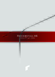 Rheinmetall AG Annual Report i 2013 Key figures 2013 i Rheinmetall Group  2013