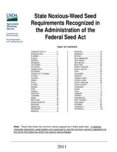 Microsoft Word[removed]NWS List PA Final April 2011