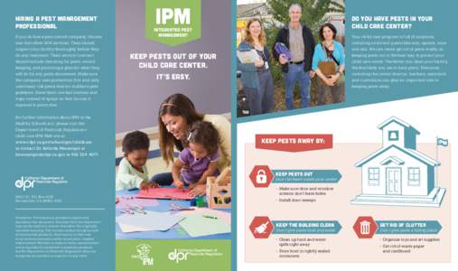 HIRING A PEST MANAGEMENT PROFESSIONAL If you do hire a pest control company, choose ipm