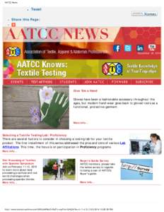 AATCC KNOWS  Moisture NEWSLETTER large