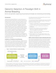 Genomic Selection–A Paradigm Shift in Animal Breeding