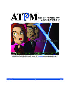 Cover  ATPM Issue[removed]October 2000 Volume 6, Number 10