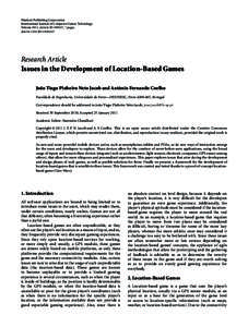 Hindawi Publishing Corporation International Journal of Computer Games Technology Volume 2011, Article ID[removed], 7 pages doi:[removed][removed]Research Article