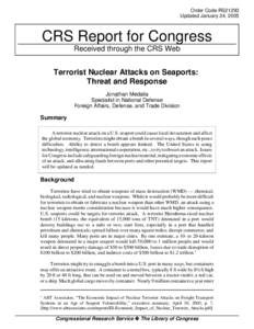 Terrorist Nuclear Attacks on Seaports: Threat and Response
