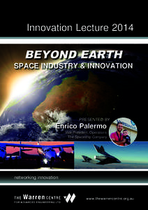 Innovation LectureBEYOND EARTH SPACE INDUSTRY & INNOVATION