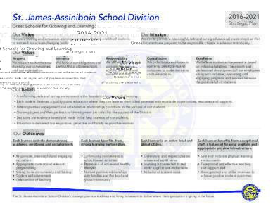 St. James-Assiniboia School Division Strategic Plan