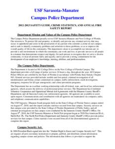 UCR Crimes Reported to University Officials or Other Law Enforcement Agencies