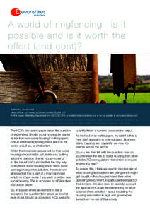 evonshires solicitors A world of ringfencing– is it possible and is it worth the effort (and cost)?