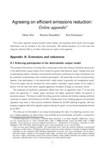 Agreeing on efficient emissions reduction: Online appendix∗ Olivier Bos† B´eatrice Roussillon‡