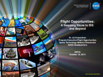 National Aeronautics and Space Administration Flight Opportunities: A Stepping Stone to ISS and Beyond