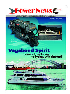 Power News  The Powerful Gem NEWSLETTER OF POWER EQUIPMENT PTY LTD - AUSTRALIA Issue 31 - June 2007