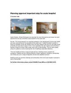 Enniskillen Acute Hospital Press Release