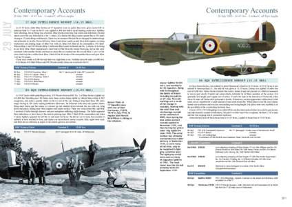 Contemporary Accounts  Contemporary Accounts 29 Julyhrs... Combat C off East Anglia