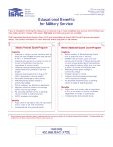 Education in the United States / Government of Illinois / Illinois Veteran Grant / Higher education in the United States / Military / United States / Post-9/11 Veterans Educational Assistance Act / G.I. Bill / DD Form 214 / IVG / Military discharge / United States Department of Veterans Affairs