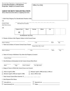 APPLICATION FOR HOMESTEAD TAX CREDIT ELIGIBILITY