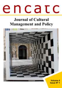 Journal of Cultural Management and Policy Volume 4 Issue Nº 1