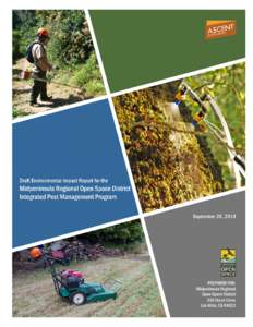 Midpeninsula Regional Open Space District Integrated Pest Management Program Draft Environmental Impact Report PREPARED FOR: