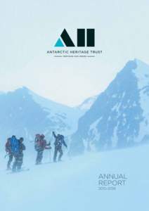 ANNUAL REPORT 2015–2016 VISION  	 INSPIRING EXPLORERS