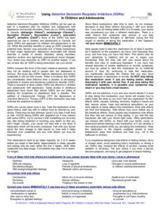 Microsoft Word - SSRI teaching sheet-one page - MD final Feb 2012.doc