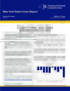 MayNew York State Crime Report Andrew M. Cuomo  Michael C. Green