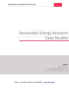 Renewable Energy Research @ Clixoo  Clixoo Renewable Energy Research