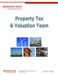 Property Tax & Valuation Team BERNSTEIN, SHUR, SAWYER & NELSON, P.A.		 bernsteinshur.com