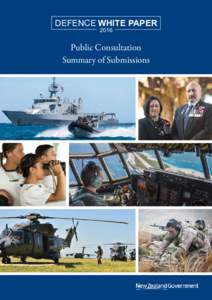 DEFENCE white paper 2016 Public Consultation Summary of Submissions