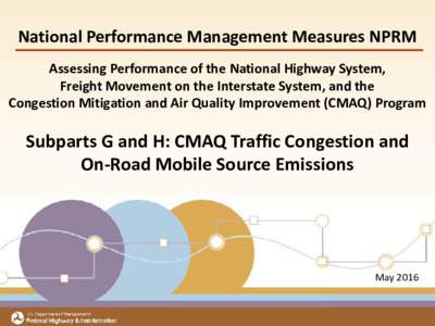 MAP-21 Transportation Performance Management