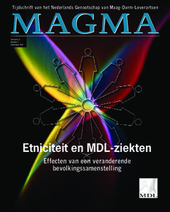 Tijdschrift van het Nederlands Genootschap van Maag-Darm-Leverartsen  MAGMA