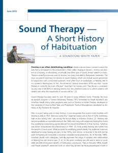 JuneSound Therapy — A Short History of Habituation