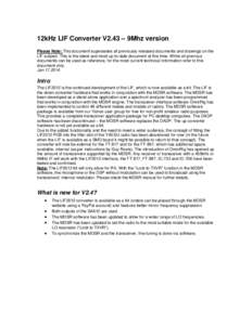 Microsoft Word - Digital Demodulation Project V2-4 9MHz.doc