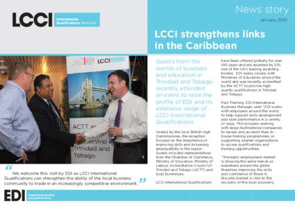 LCCI Strengthens links in the Caribbean - Jan10.indd