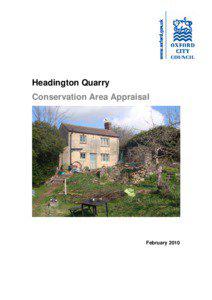 Headington Quarry Conservation Area Appraisal